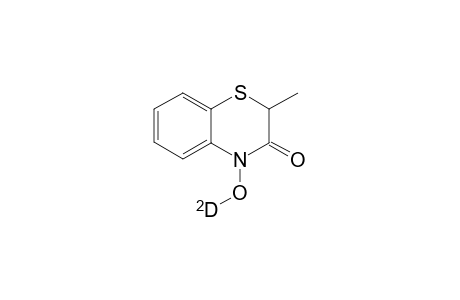 3,4-Dihydro-4-deuteroxy-2-methyl-3-oxo-2H-1,4-benzothiazine