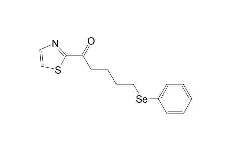 5-(Phenylselanyl)-1-(1,3-thiazol-2-yl)pentan-1-one