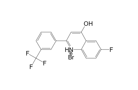 4-Hydroxy-6-fluoro-2-[3'-(trifluoromethyl)phenyl]quinolinium bromide