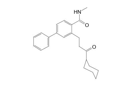 3-(3-Cyclohexyl-3-oxopropyl)-N-methyl-[1,1'- biphenyl]-4-carboxamide