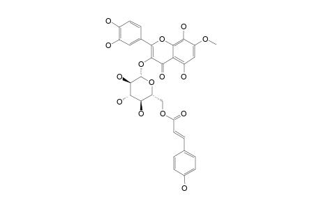 3,5,7,8,3',4'-HEXAHYDROXYFLAVONE-3-O-(6-PARA-COUMAROYL)-BETA-GLUCOPYRANOSIDE-7-METHYLETHER