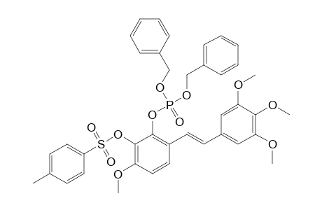 (E)-1-[3',4',5'-TRIMETHOXYPHENYL]-2-[2''-[(BENZYL)-OXY]-PHOSPHORYL)-OXY]-3''-[(PARA-TOLUENESULFONYL)-OXY]4''-METHOXYPHENYL]-ETHENE