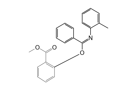 salicylic acid, methyl ester, N-o-tolylbenzimidate