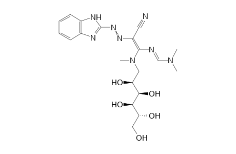 (1E)-N???-((1E)-2-((1H-benzo[d]imidazol-2-yl)diazenyl)-2-cyano-1-(methyl((2S,3R,4R,5R)-2,3,4,5,6-pentahydroxyhexyl)amino)vinyl)-N,N-dimethylformimidamide