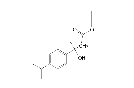 BUTYRIC ACID, 3-HYDROXY-3-/P-ISO- PROPYLPHENYL/-, TERT-BUTYL ESTER