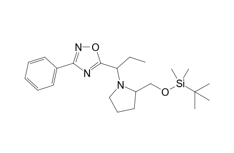 5-{1'-[(2"-t-Butyldimethylsilyloxymethyl)pyrrolidin-1''-yl]propyl}-3-phenyl-1,2,4-oxadiazole