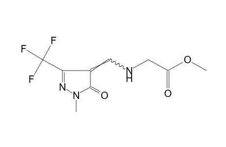 N-{[1-METHYL-5-OXO-3-(TRIFLUOROMETHYL)-2-PYRAZOLIN-4-YLIDENE]METHYL}GLYCINE, METHYL ESTER