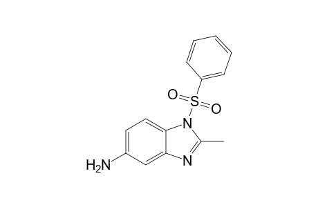 2-Methyl-1-(phenylsulfonyl)-benzimidazol-5-amine