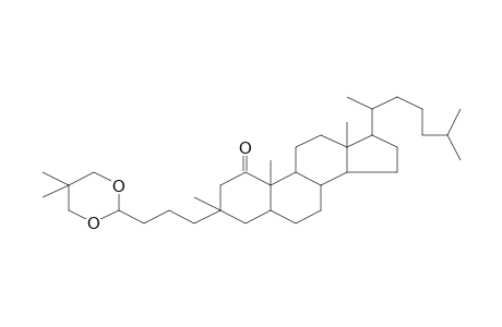 3-[3-(5,5-Dimethyl-[1,3]dioxan-2-yl)propyl]-17-(1,5-dimethylhexyl)-3,10,13-trimethylhexadecahydrocyclopenta[a]phenanthren-1-one