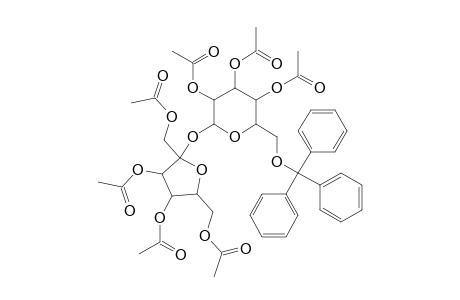 1,3,4,6-Tetra-O-acetylhex-5-ulofuranosyl 2,3,4-tri-O-acetyl-6-O-tritylhexopyranoside