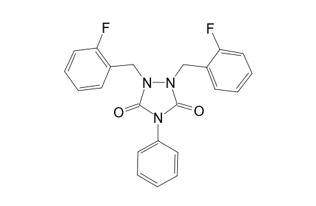 1,2-Bis-(2-fluoro-benzyl)-4-phenyl-[1,2,4]triazolidine-3,5-dione