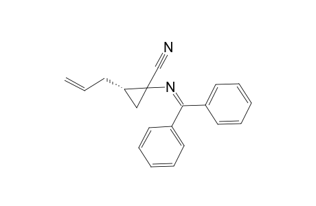 1-Cyano-1-[(diphenylmethylene)amino]-2(S)-(2'-propenyl)cyclopropane