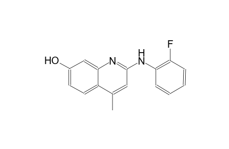 7-quinolinol, 2-[(2-fluorophenyl)amino]-4-methyl-