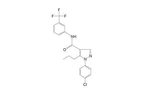 1-(p-CHLOROPHENYL)-5-PROPYL-alpha,alpha,alpha-TRIFLUOROPYRAZOLE-4-CARBOXY-m-TOLUIDIDE