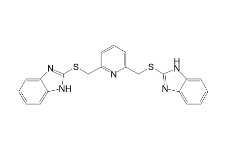 1H-benzimidazole, 2-[[[6-[(1H-benzimidazol-2-ylthio)methyl]-2-pyridinyl]methyl]thio]-