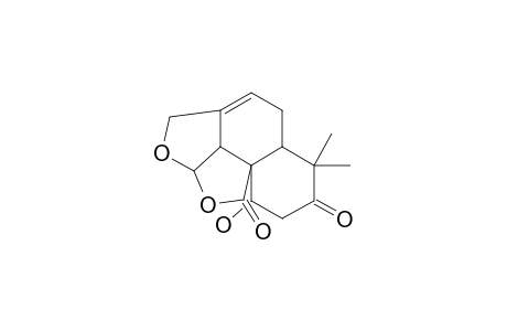 4AS-(4A-ALPHA,8-ALPHA,8AS*,10A-ALPHA,10B-ALPHA)-2,4,4A,5,7,8,10A,10B-OCTAHYDRO-5,5-DIMETHYL-6H,9H-BENZO-[E]-FURO-[2.3.4-CD]-ISOBENZOFURAN-6,9-DIONE;ISOMARASMON