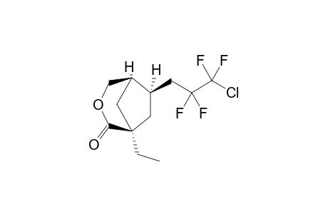 (1R,5R,6R)-6-(3-Chloro-2,2,3,3-tetrafluoro-propyl)-1-ethyl-3-oxa-bicyclo[3.2.1]octan-2-one