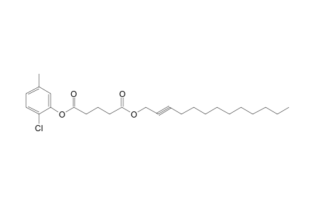 Glutaric acid, tridec-2-yn-1-yl 2-chloro-5-methylphenyl ester