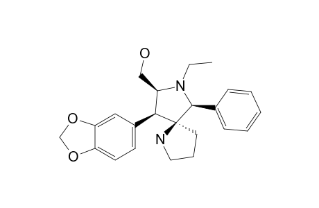 6-(1,3-Benzodioxol-5-yl)-8-ethyl-7-hydroxymethyl-9-phenyl-1,8-diazaspiro[4.4]nonane