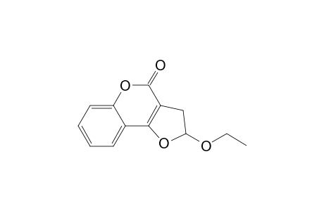 4H-Furo[3,2-c][1]benzopyran-4-one, 2-ethoxy-2,3-dihydro-, (.+-.)-