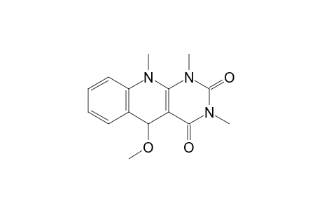 5-Methoxy-1,3,10-trimethyl-1,5-dihydropyrimido[4,5-b]quinoline-2,4(3H,10H)-dione