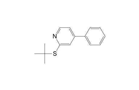 Pyridine, 2-(tert-butylthio)-4-phenyl-