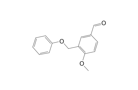 Benzaldehyde, 4-methoxy-3-phenoxymethyl-