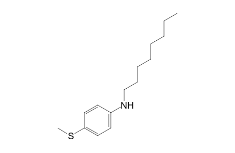 4-(methylthio)-N-octylaniline