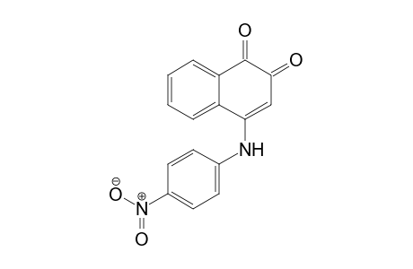 Naphtho-1,2-quinone, 4-(4-nitroanilino)-