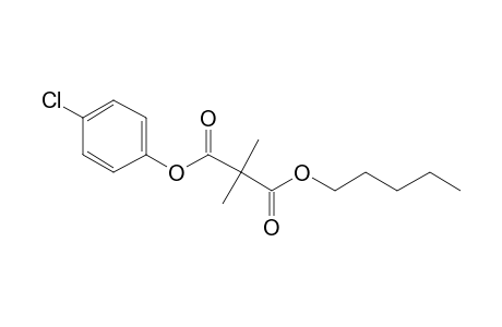 Dimethylmalonic acid, 4-chlorophenyl pentyl ester