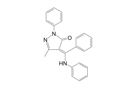 4-(alpha-Anilinobenzylidene)-3-methyl-1-phenyl-2-pyrazolin-5-one