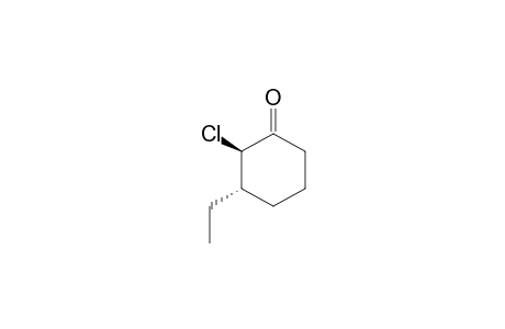 TRANS-2-CHLORO-3-ETHYLCYCLOHEXANONE