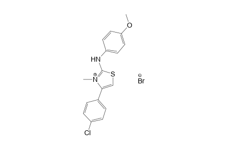 2-(p-anisidino)-4-(p-chlorophenyl)-3-methylthiazolium bromide