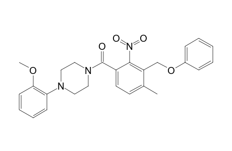 2-(benzyloxy)-3-nitro-4-[4-(2-methoxyphenylpiperazino)carbonyl]toluene