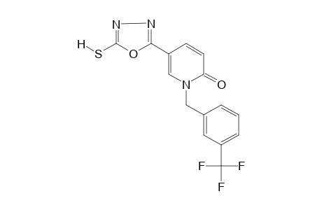 5-(5-MERCAPTO-1,3,4-OXADIAZOL-2-YL)-1-[m-(TRIFLUOROMETHYL)BENZYL]-2(1H)-PYRIDONE