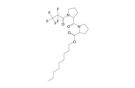 L-Prolyl-L-proline, N-pentafluoropropionyl-, nonyl ester