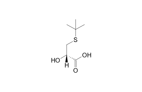 (S)-2-Hydroxy-3-tert-but-butylthiopropionic acid