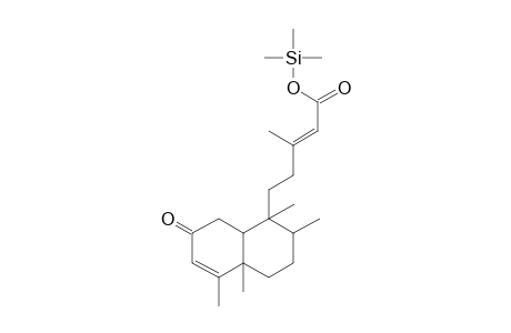 5-(1,2,4A,5-Tetramethyl-7-oxo-3,4,8,8A-tetrahydro-2H-naphthalen-1-yl)-3-methylpent-2-enoic acid, tms ester