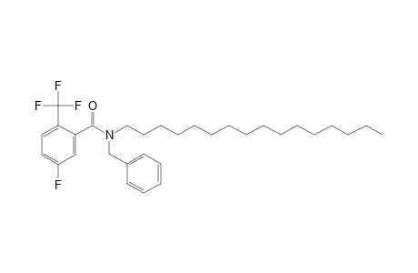 Benzamide, 5-fluoro-2-trifluoromethyl-N-benzyl-N-hexadecyl-