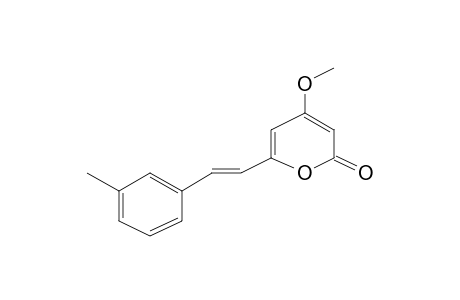 2H-Pyran-2-one, 6-[2-E-(3-tolyl)ethenyl]-4-methoxy-