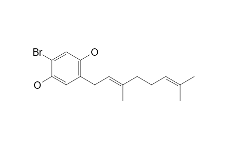 1,4-Benzenediol, 2-bromo-5-(3,7-dimethyl-2,6-octadienyl)-, (E)-