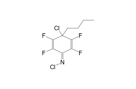 1-CHLOROIMINO-4-CHLORO-4-BUTYL-4-TETRAFLUOROCYCLOHEXADIENE