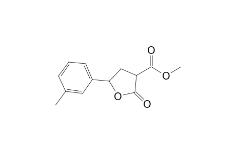 2-Keto-5-(m-tolyl)tetrahydrofuran-3-carboxylic acid methyl ester