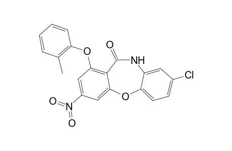 8-Chloro-1-(2-methylphenoxy)-3-nitrodibenzo[b,f][1,4]oxazepin-11(10H)-one