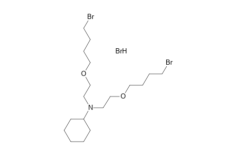 N,N-bis[2-(4-bromobutoxy)ethyl]cyclohexylamine, hydrobromide