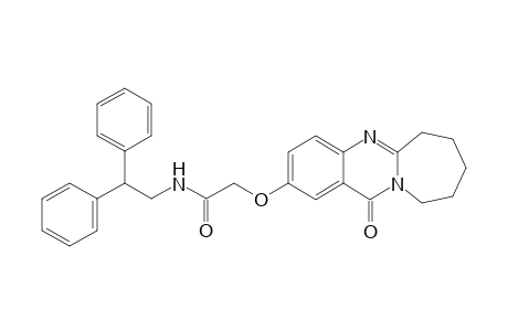 acetamide, N-(2,2-diphenylethyl)-2-[(6,7,8,9,10,12-hexahydro-12-oxoazepino[2,1-b]quinazolin-2-yl)oxy]-