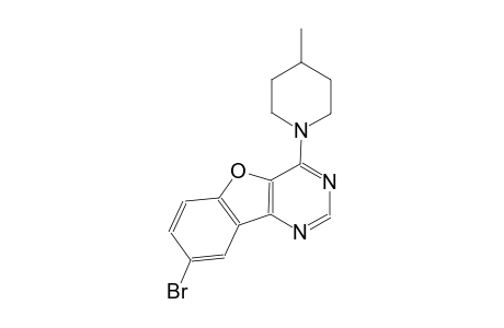 8-bromo-4-(4-methyl-1-piperidinyl)[1]benzofuro[3,2-d]pyrimidine