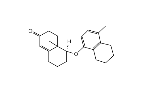 4,4a,5,6,7,8-HEXAHYDRO-4a-METHYL-5-[(4-METHYL-5,6,7,8-TETRAHYDRO-1-NAPHTHYL)OXY]-2(3H)-NAPHTHALENONE