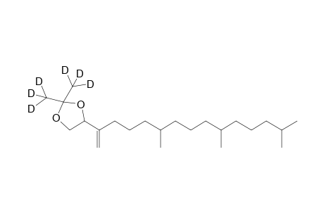 3-Methylidine-7,11,15-trimethylhexadecane-1,2-diol O-isopropylidene-D6