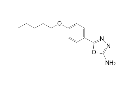 2-amino-5-[p-(pentyloxy)phenyl]-1,3,4-oxadiazole